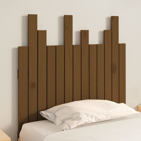 Wezgłowie łóżka, miodowy brąz, 82,5x3x80 cm, drewno sosnowe