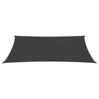 Żagiel przeciwsłoneczny, 160 g/m², antracytowy, 4x7 m, HDPE