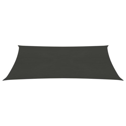 Żagiel przeciwsłoneczny, 160 g/m², antracytowy, 4x7 m, HDPE