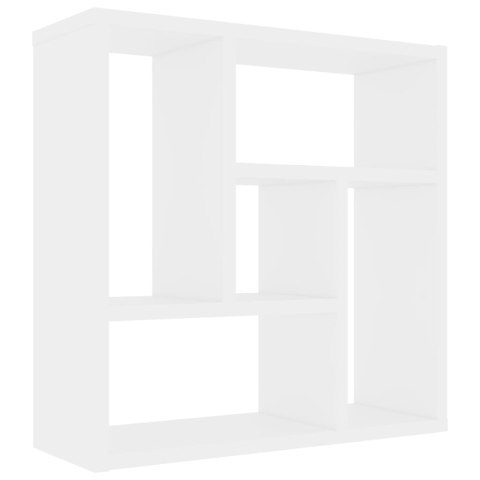 Półka ścienna, biała, 45,1x16x45,1 cm, płyta wiórowa