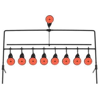 Cele strzelnicze, obrotowe, automatyczny reset, 8+1