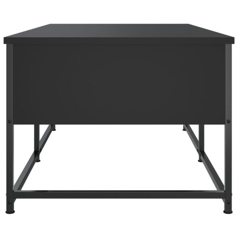 Stolik kawowy, czarny 100x51x40 cm, materiał drewnopochodny