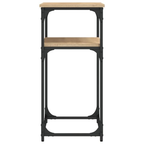 Stolik konsolowy, dąb sonoma, 75x35,5x75 cm