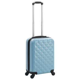 Twarda walizka, niebieska, ABS