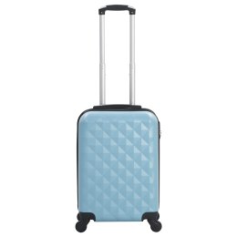 Twarda walizka, niebieska, ABS