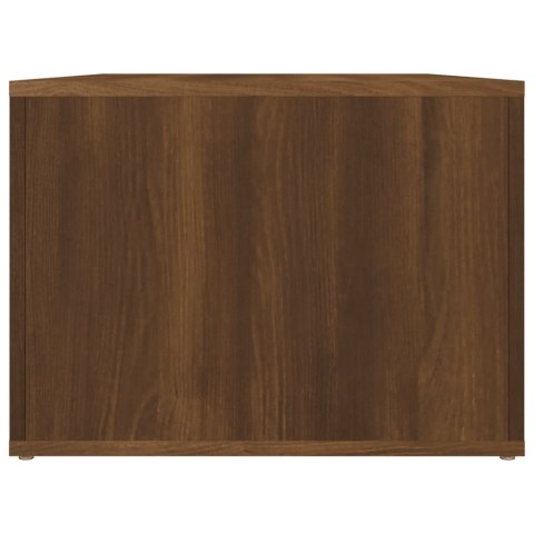 Stolik kawowy, brązowy dąb, 80x50x36 cm materiał drewnopochodny