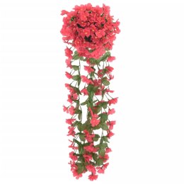 Sztuczne girlandy kwiatowe, 3 szt., różane, 85 cm