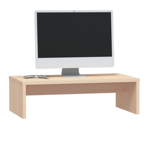 Podstawka na monitor, 50x27x15 cm, lite drewno sosnowe