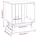 Domek dla psa, 50x40x52 cm, lite drewno sosnowe