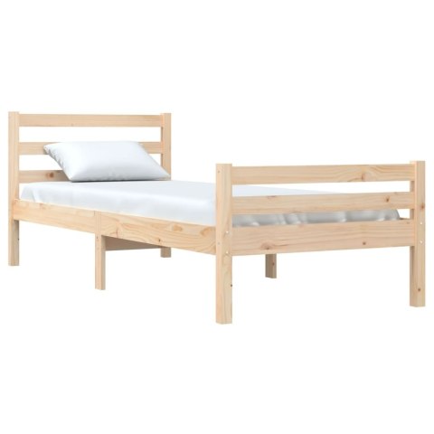Rama łóżka, lite drewno, 90 x 200 cm