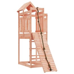 Domek ze ścianką wspinaczkową dla dzieci, drewno daglezjowe