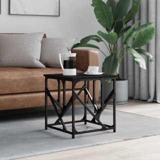 Stolik kawowy, czarny, 45x45x47,5 cm, materiał drewnopochodny
