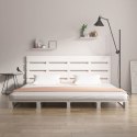 Rama łóżka, biała, 120x190 cm, lite drewno sosnowe