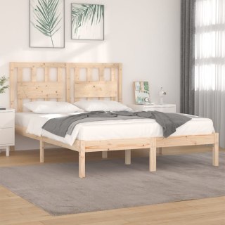 Rama łóżka, lite drewno sosnowe, 150x200 cm