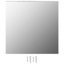 Lustra ścienne, 2 szt., 40 x 40 cm, kwadratowe, szklane