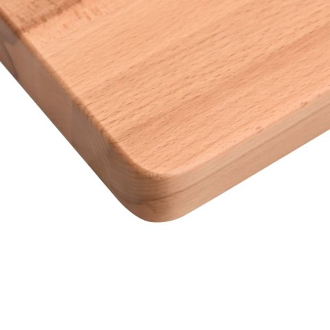 Blat do biurka, 100x(55-60)x1,5 cm, lite drewno bukowe