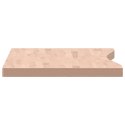 Blat do biurka, 110x(50-55)x4 cm, lite drewno bukowe
