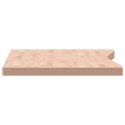 Blat do biurka, 110x(55-60)x4 cm, lite drewno bukowe