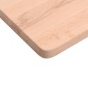 Blat do biurka, 110x(55-60)x4 cm, lite drewno bukowe