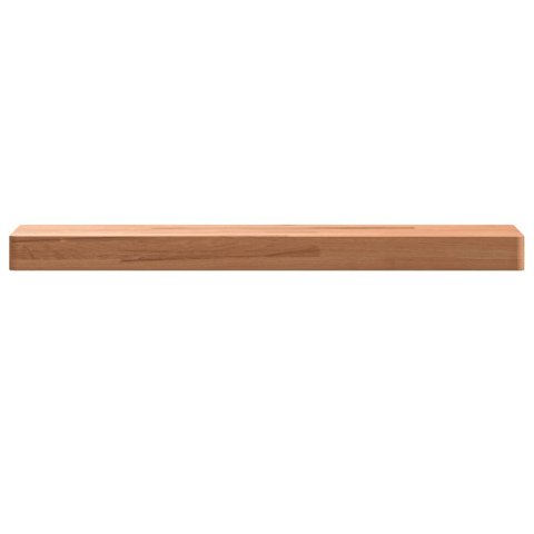 Półka ścienna, 60x20x4 cm, lite drewno bukowe