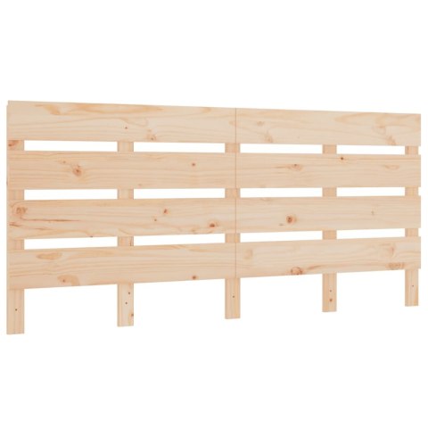 Wezgłowie łóżka, 120x3x80 cm, lite drewno sosnowe