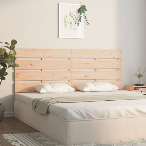 Wezgłowie łóżka, 120x3x80 cm, lite drewno sosnowe