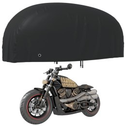 Pokrowiec na motocykl, czarny, 265x105x125 cm, Oxford 210D