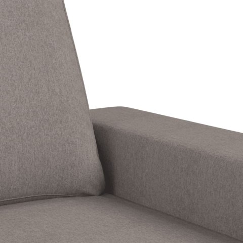 Sofa 3-osobowa, kolor taupe, 180 cm, tapicerowana tkaniną