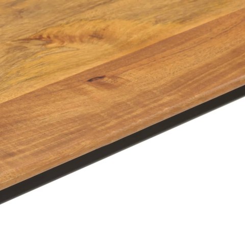 Stolik konsolowy, 110x40x76 cm, lite drewno mango i żelazo