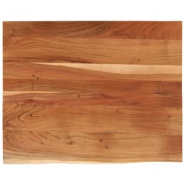 Blat biurka, 90x80x2,5 cm, drewno akacjowe, naturalna krawędź