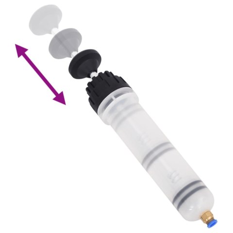 Zestaw do odpowietrzania hamulców, biało-czarny, 0,2 L
