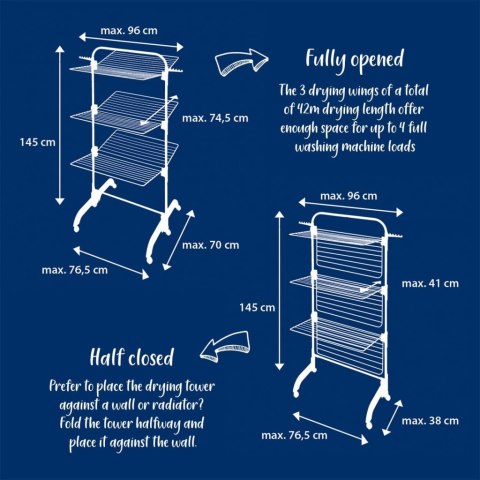 Leifheit Suszarka wieżowa Comfort Tower 420