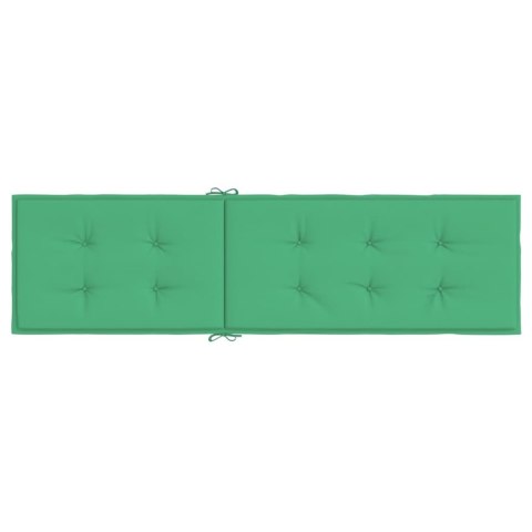 Poduszka na leżak, zielona, (75+105)x50x3 cm