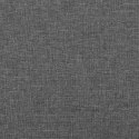 Zagłówek do łóżka, ciemnoszary, 100x5x78/88 cm, tkanina