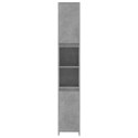 Szafka łazienkowa, szarość betonu, 30x30x183,5 cm, płyta wiórowa