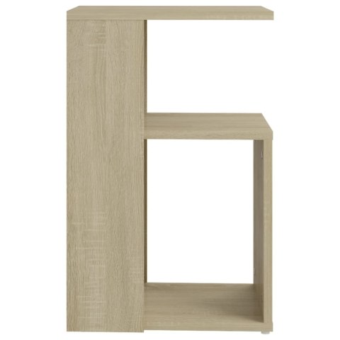 Stolik boczny, dąb sonoma, 36x30x56 cm, materiał drewnopochodny