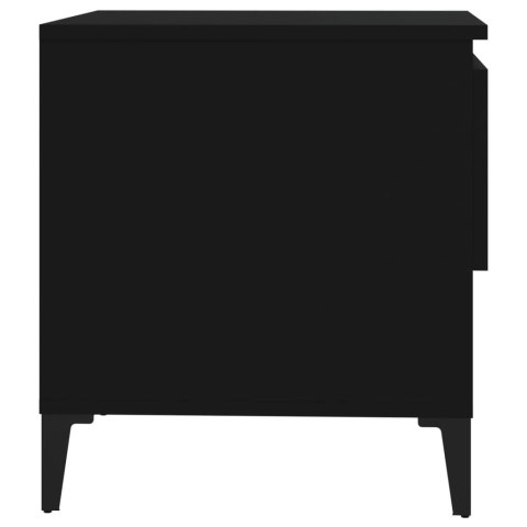 Stolik boczny, czarny, 50x46x50 cm