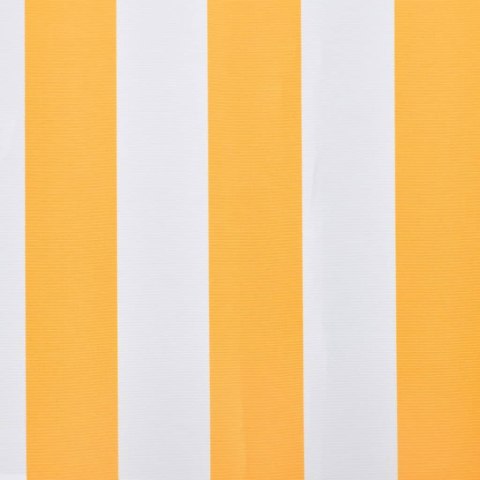 Tkanina do markizy, pomarańczowo-biała, 500 x 300 cm