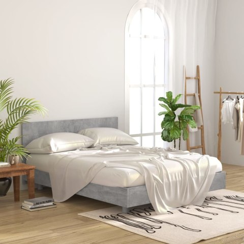 Wezgłowie łóżka, szarość betonu, 160x1,5x80 cm