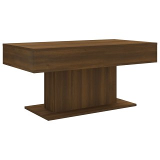 Stolik kawowy, brązowy dąb, 96x50x45cm, materiał drewnopochodny