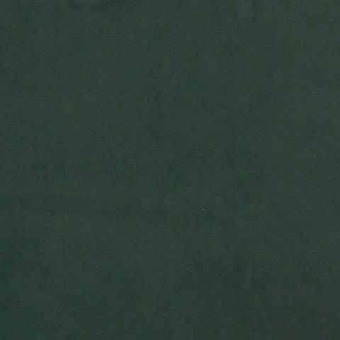 Materac kieszeniowy, ciemnozielony, 90x200x20 cm, aksamit