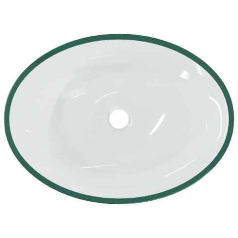 Umywalka z bezbarwnego szkła, 50x37x14 cm
