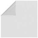 Pływająca folia solarna z PE, 549x274 cm, szary