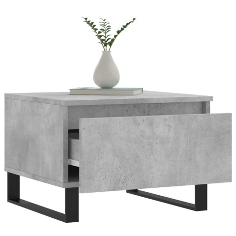 Stoliki kawowe, 2 szt., szarość betonu, 50x46x35 cm