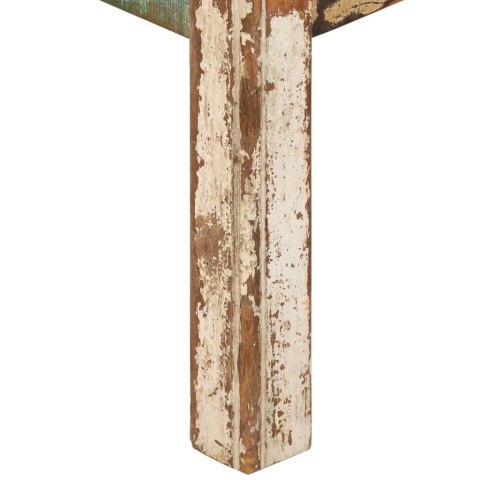 Stolik kawowy, 80 x 80 x 40 cm, lite drewno z odzysku