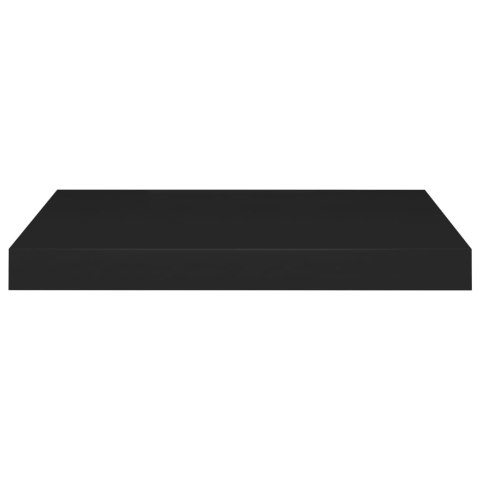 Półka ścienna, czarna, 50 x 23 x 3,8 cm, MDF
