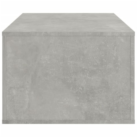 Stolik kawowy, szarość betonu, 100x50,5x35 cm