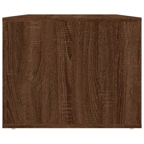 Stolik kawowy, brązowy dąb, 80x50x40cm, materiał drewnopochodny