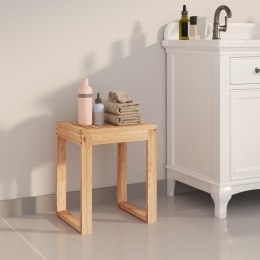 Stołek do łazienki, 40x30x46 cm, lite drewno orzechowe