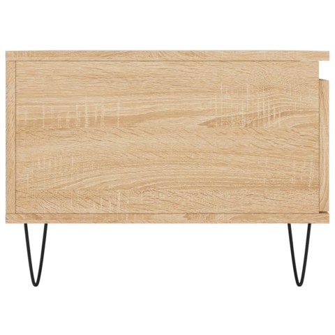 Stolik kawowy, dąb sonoma 90x50x36,5 cm materiał drewnopochodny